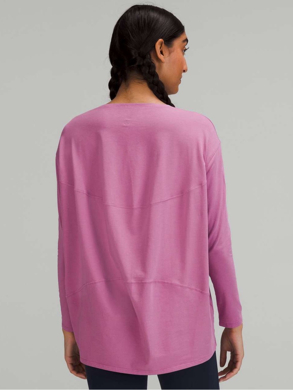 LULULEMON Back in Action Long Sleeve Shirt in Velvet Dust Sz. 10